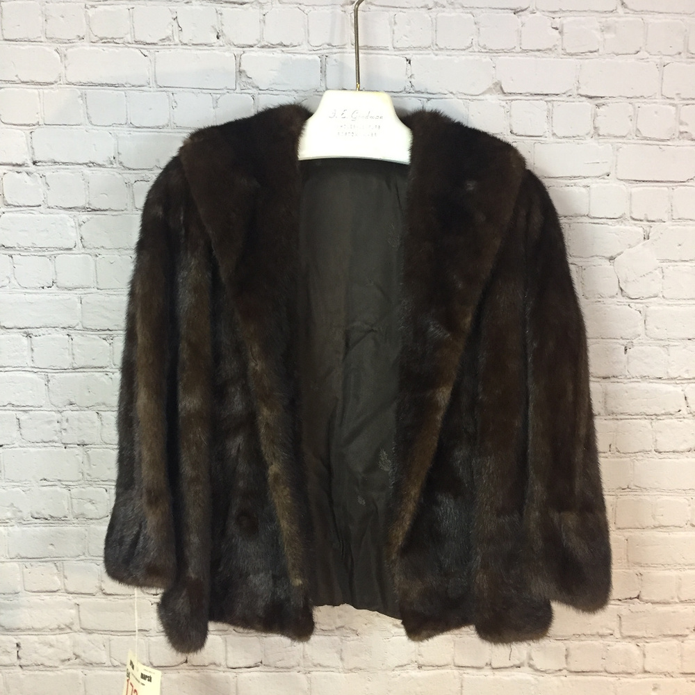 J.E. Goodman Furs | Real Raccoon Fur Coat Vintage